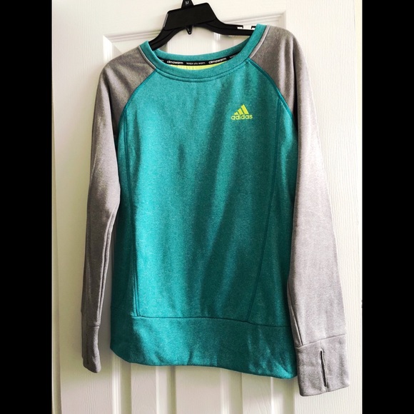 adidas Tops - Never worn; adidas climawarm sweatshirt